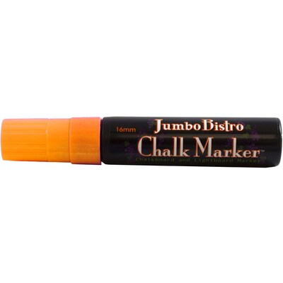 Marvy Uchida® Jumbo Point Erasable Chalk Markers, Orange, 2/Pack (526481ORa)