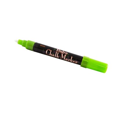 Marvy Uchida® Broad Point Erasable Chalk Markers, Lime Green, 2/Pack (526480LIa)