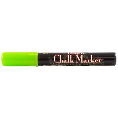 Marvy Uchida® Broad Point Erasable Chalk Markers, Lime Green, 2/Pack (526480LIa)