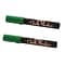 Marvy Uchida® Broad Point Erasable Chalk Markers, Green, 2/Pack (526480GRa)