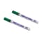 Marvy Uchida DecoColor Opaque Paint Markers, Broad Tip, Green, 2/Pack (265218842a)