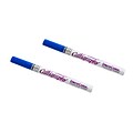 Marvy Uchida Calligraphy Opaque Paint Markers, Blue, 2/Pack (6517627a)