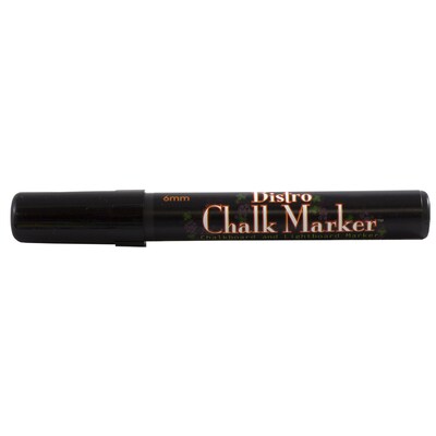 Marvy Uchida® Broad Point Erasable Chalk Markers, Black, 2/Pack (526480BAa)