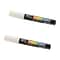 Marvy Uchida Acrylic Paint Markers, Chisel Tip, White, 2/Pack (526315WHa)