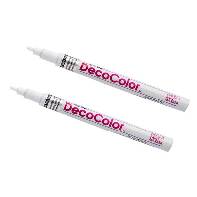 uni PAINT PX-20 Fabric Marker, Medium Point, White (63613)