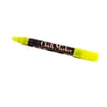 Marvy Uchida® Broad Point Erasable Chalk Markers, Neon Yellow, 2/Pack (526480NYa)