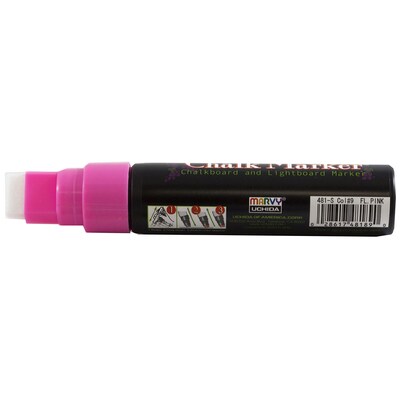 Marvy Uchida® Jumbo Point Erasable Chalk Markers, Hot Pink, 2/Pack (526481HPa)