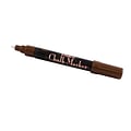 Marvy Uchida® Broad Point Erasable Chalk Markers, Brown, 2/Pack (526480BRa)