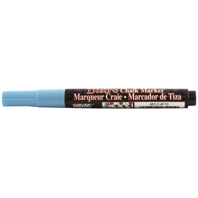 Marvy Uchida® Fine Point Erasable Chalk Markers, Baby Blue, 2/Pack (526482BBa)