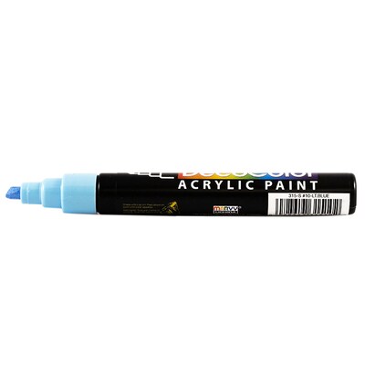 Marvy Uchida Acrylic Paint Markers, Chisel Tip, Light Blue, 2/Pack (526315LBa)