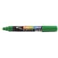 Marvy Uchida Acrylic Paint Markers, Chisel Tip, Green, 2/Pack (526315GRa)