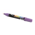 Marvy Uchida Acrylic Paint Markers, Chisel Tip, Metallic Violet Purple, 2/Pack (526315MVa)