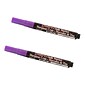 Marvy Uchida® Fine Point Erasable Chalk Markers, Violet Purple, 2/Pack (526482VIa)