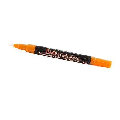 Marvy Uchida® Fine Point Erasable Chalk Markers, Orange, 2/Pack (526482ORa)