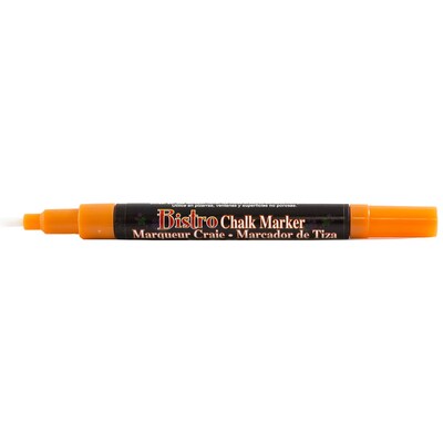 Marvy Uchida® Fine Point Erasable Chalk Markers, Orange, 2/Pack (526482ORa)