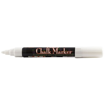 Marvy Uchida® Broad Point Erasable Chalk Markers, White, 2/Pack (526480WHa)