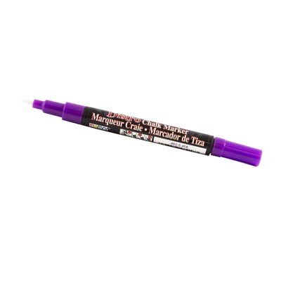 Marvy Uchida® Fine Point Erasable Chalk Markers, Purple, 2/Pack (526482PUa)