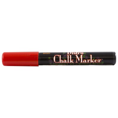 Marvy Uchida® Broad Point Erasable Chalk Markers, Red, 2/Pack (526480REa)