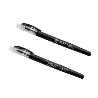 Marvy Uchida Gel Pens, 0.7 mm, Black, 2/Pack (6534963a)