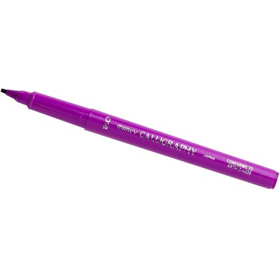 Marvy Uchida Calligraphy Pen Set, Ultra Fine, Lilac Purple Markers, 2/Pack (6504955a)