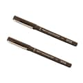 Marvy Uchida Calligraphy Pen Set, Ultra Fine, Brown Markers, 2/Pack (6506112a)