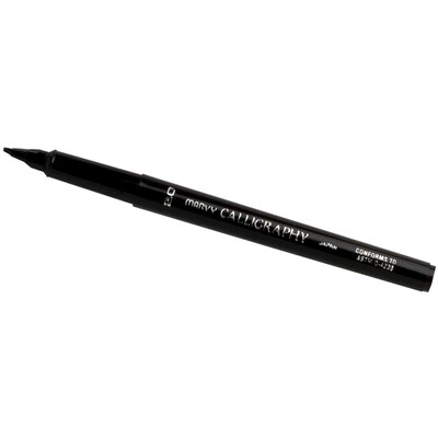 Marvy Uchida Calligraphy Pen Set, Ultra Fine, Black, 2/Pack (6504953a)