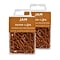 JAM Paper Small Paper Clips, Rose Gold, 2 Packs of 100 (21832057a)