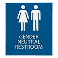 Gender Neutral ADA Restroom Sign, Man/Woman