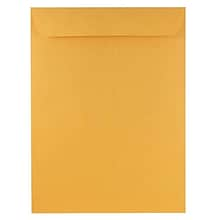 JAM Paper Open End Catalog Envelopes, 9 x 12, Brown Kraft Manila, 500/Pack (4132C)