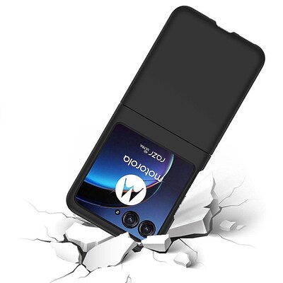 SaharaCase Slim MagSafe Phone Case for Motorola Razr+ 2023, Shock Absorbing, Black (CP00433)