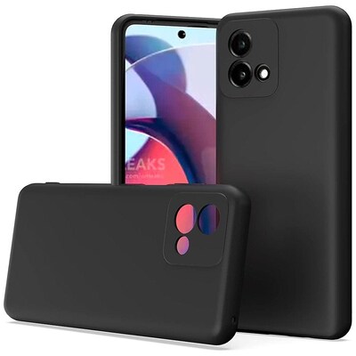 SaharaCase Silicone MagSafe Phone Case for Motorola G Stylus 5G, Shock Absorbing, Black (CP00435)