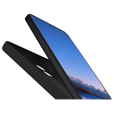 SaharaCase Silicone MagSafe Phone Case for Motorola G Power, Shock Absorbing, Black (CP00437)