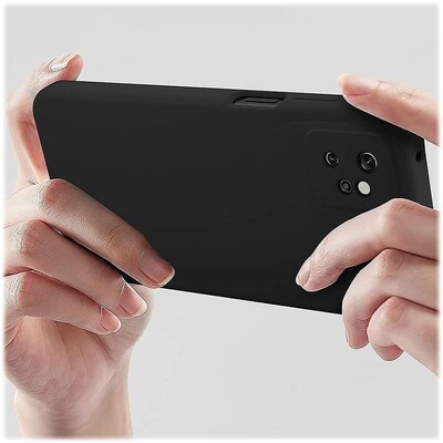 SaharaCase Silicone MagSafe Phone Case for Motorola G Power, Shock Absorbing, Black (CP00437)