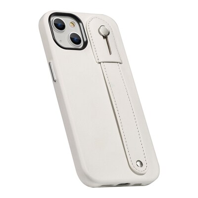 SaharaCase FingerGrip MagSafe Phone Case for iPhone 15, Shock Absorbing, White (CP00444)