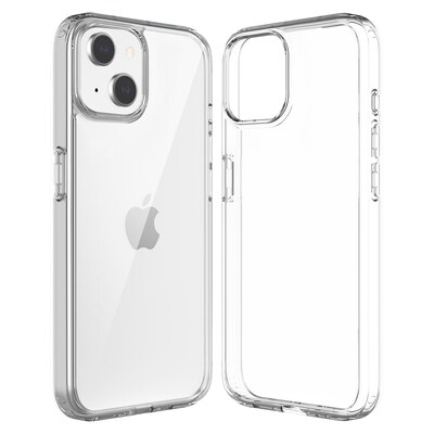 SaharaCase Hybrid-Flex Hard Shell MagSafe Phone Case for iPhone 15 Plus, Shock Absorbing, Clear (CP00447)
