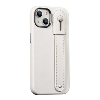 SaharaCase FingerGrip MagSafe Phone Case for iPhone 15 Plus, Shock Absorbing, White (CP00453)