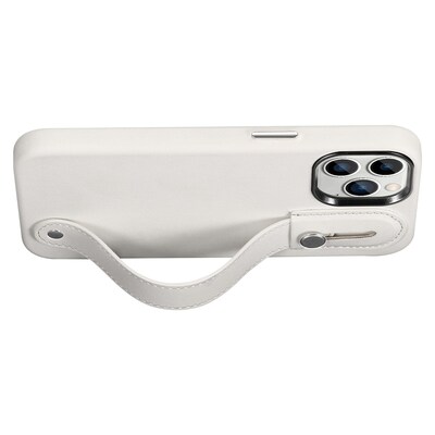 SaharaCase FingerGrip MagSafe Phone Case for iPhone 15 Pro, Shock Absorbing, White (CP00466)