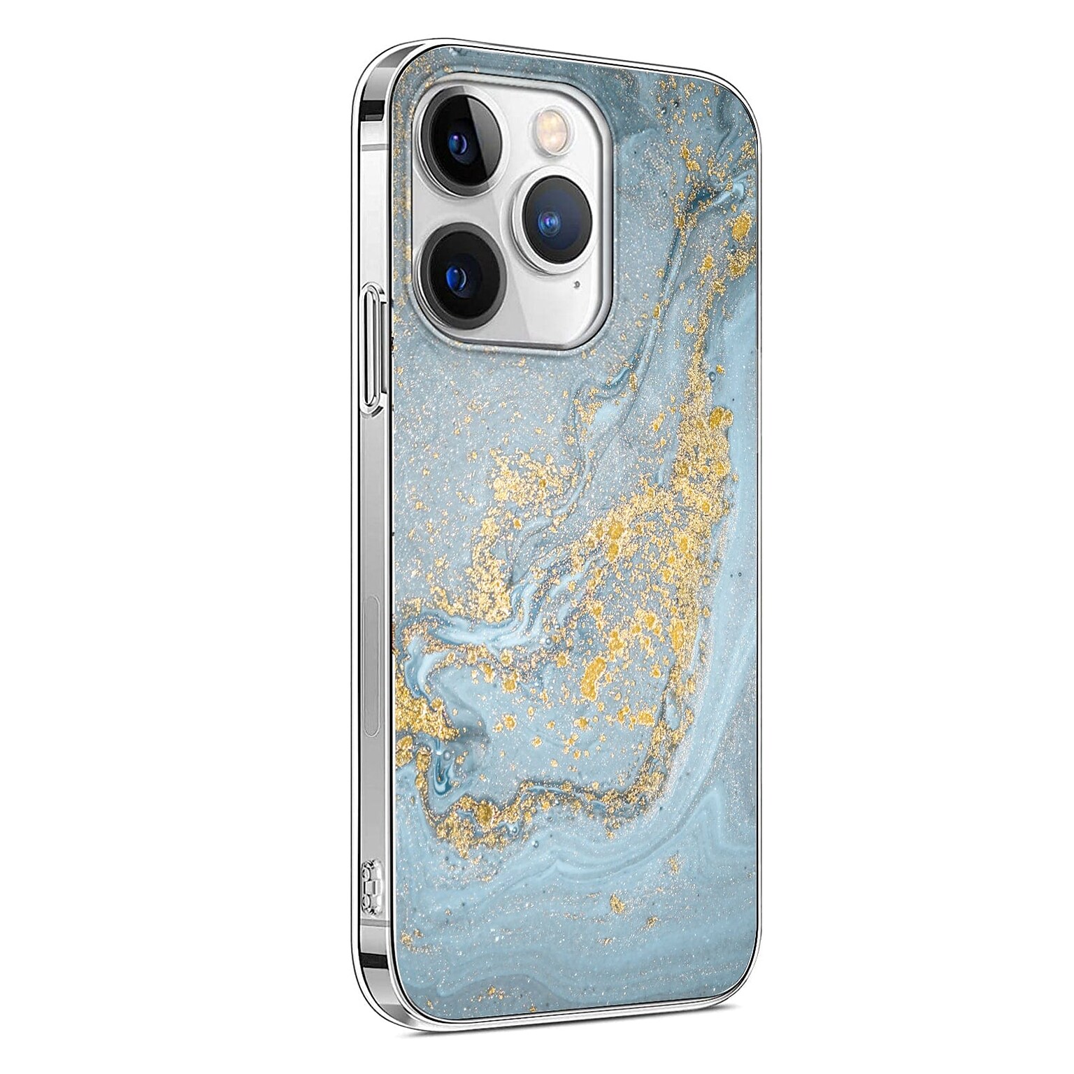 SaharaCase MagSafe Phone Case for iPhone 15 Pro Max, Shock Absorbing, Blue Marble (CP00475)