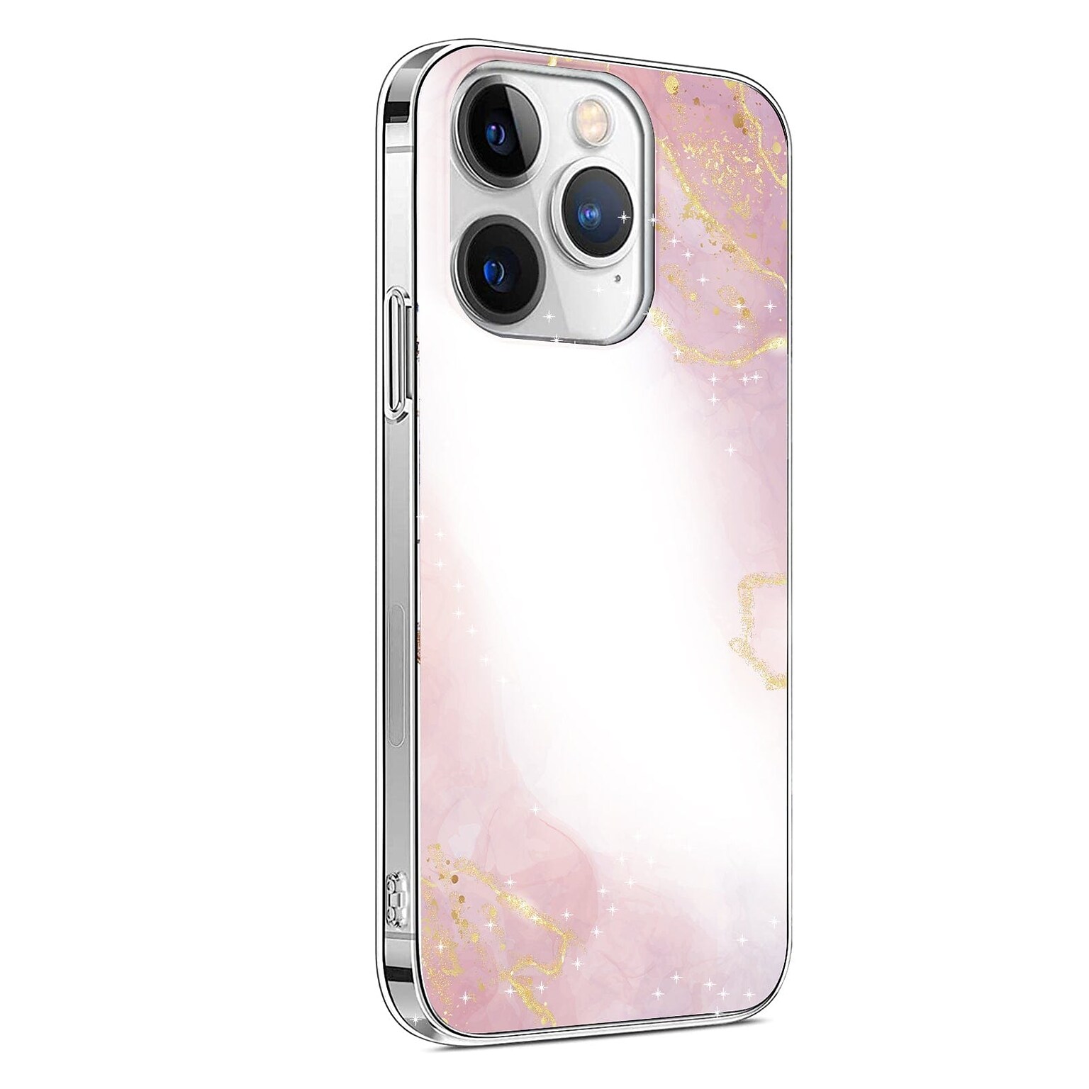 SaharaCase MagSafe Phone Case for iPhone 15 Pro Max, Shock Absorbing, Pink Marble (CP00477)
