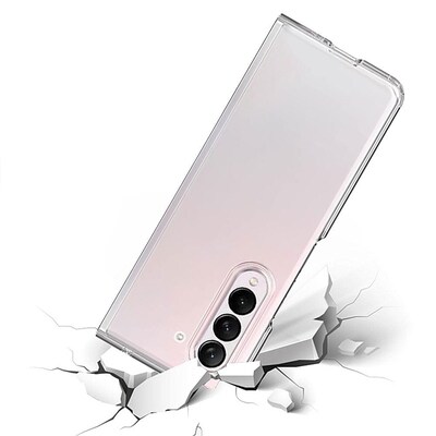 SaharaCase Hybrid-Flex Hard Shell MagSafe Phone Case for Samsung Galaxy Z Fold5, Shock Absorbing, Clear (CP00504)