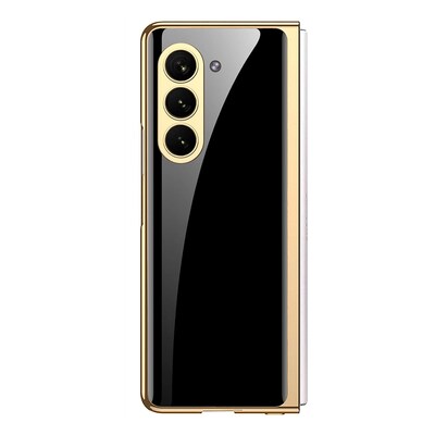 SaharaCase MagSafe Phone Case for Samsung Galaxy Z Fold5, Shock Absorbing, Black/Gold (CP00505)