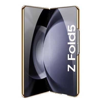 SaharaCase MagSafe Phone Case for Samsung Galaxy Z Fold5, Shock Absorbing, Black/Gold (CP00505)