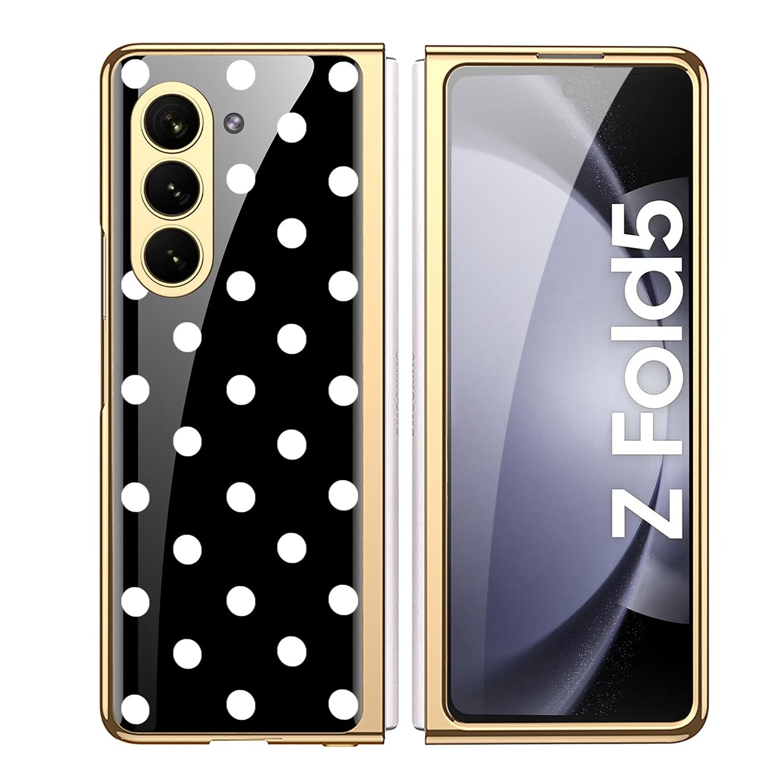 SaharaCase MagSafe Phone Case for Galaxy Z Fold5, Shock Absorbing, Polka Dot (CP00506)