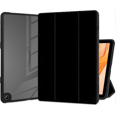 SaharaCase Tri-Fold Folio Case for Amazon Fire Max 11, Black (TB00307)