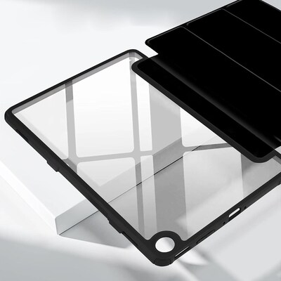 SaharaCase Tri-Fold Folio Case for Amazon Fire Max 11, Black (TB00307)