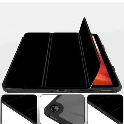 SaharaCase Tri-Fold Folio Case for Amazon Fire Max 11, Black (TB00307)