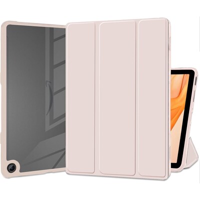 SaharaCas Tri-Fold Folio Case for Amazon Fire Max 11, Rose Gold (TB00308)