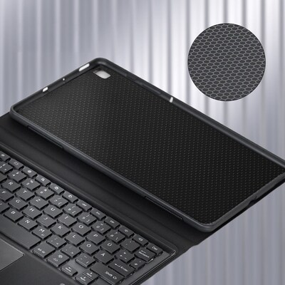 SaharaCase Keyboard Case with Mouse Pad for Amazon Fire Max 11, Black (TB00311)