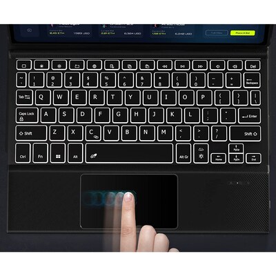 SaharaCase Keyboard Case with Mouse Pad for Amazon Fire Max 11, Black (TB00311)