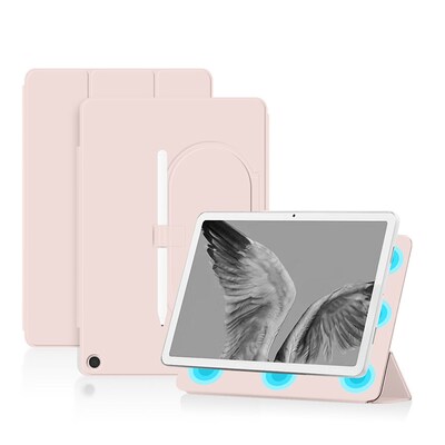 SaharaCas Magnetic Series Folio Case for Google Pixel Tab, Rose Gold (TB00313)